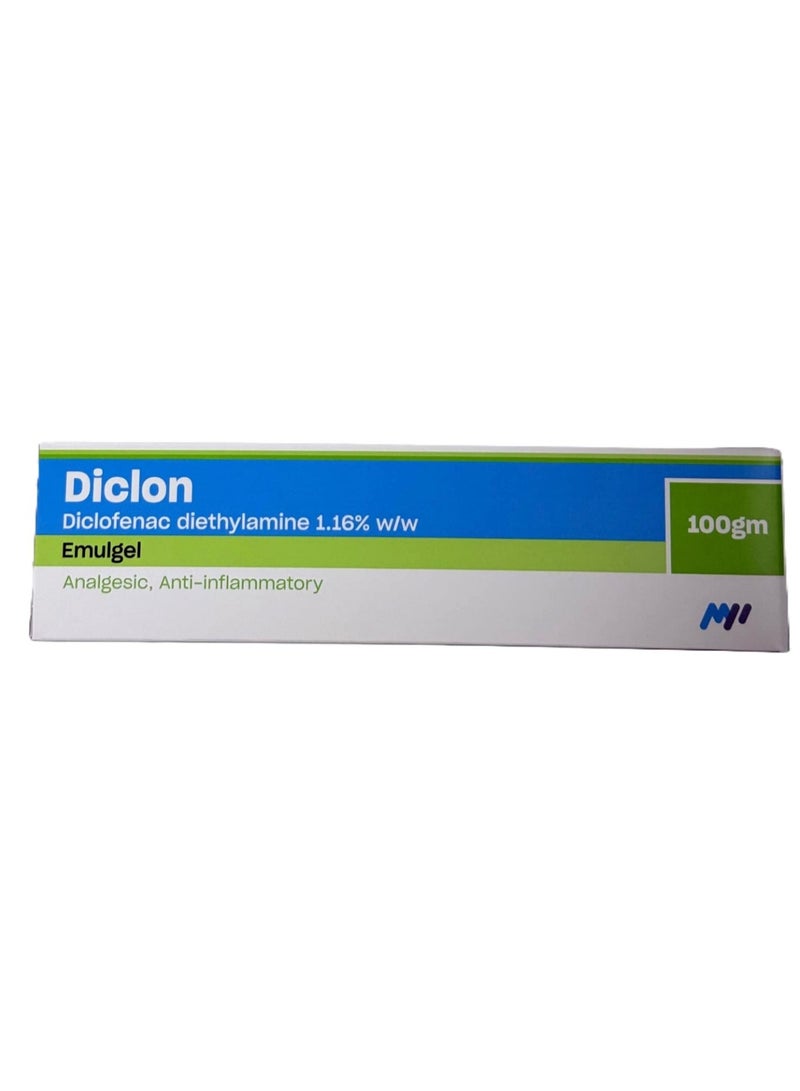 Diclon Emulgel 100g | Anti-Inflammatory Gel for Body Pain Relief